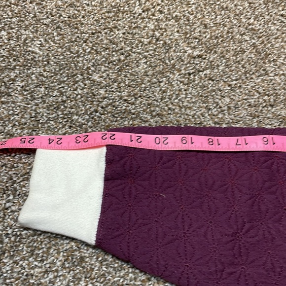 Mediums Collective Quilted Cut & Sew Hoodie - Maroon Wine. Men’s size L. - Picture 9 of 15